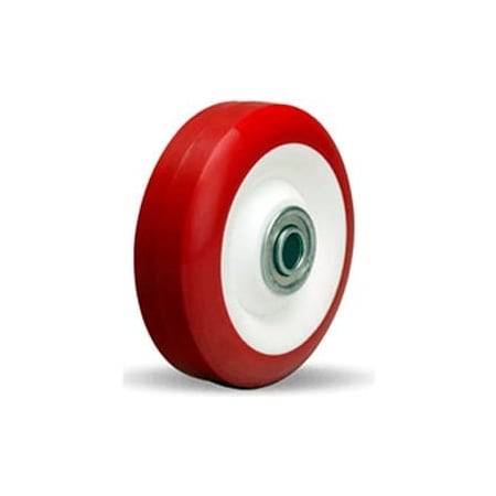 Hamilton Casters Hamilton Poly-Tech Wheel 4 x 1-3/8 - 1/2" Stainless Ball Bearing W-413-NFS-1/2